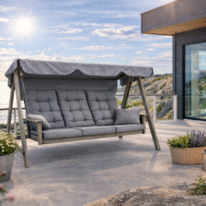 Hammock Eden Wood Mellby 3 sits, grålaserad