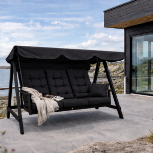 Hammock Eden Wood Mellby 3 sits, svart