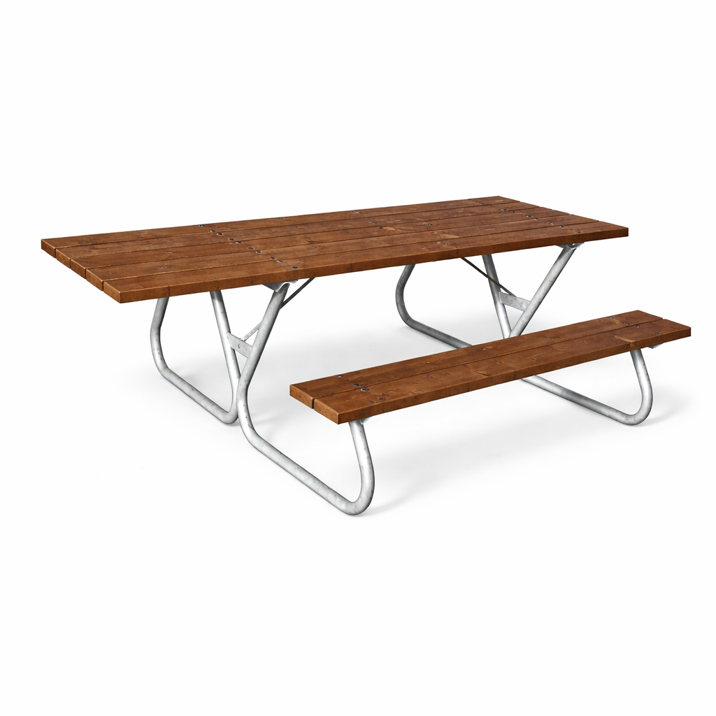 Bänkbord Robust 180-220 tillgänlighetsanpassat Eden Wood - Bild 3