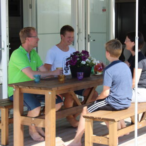 Viking Möbelgrupp/ Matbord 60x220 brun impregnerat