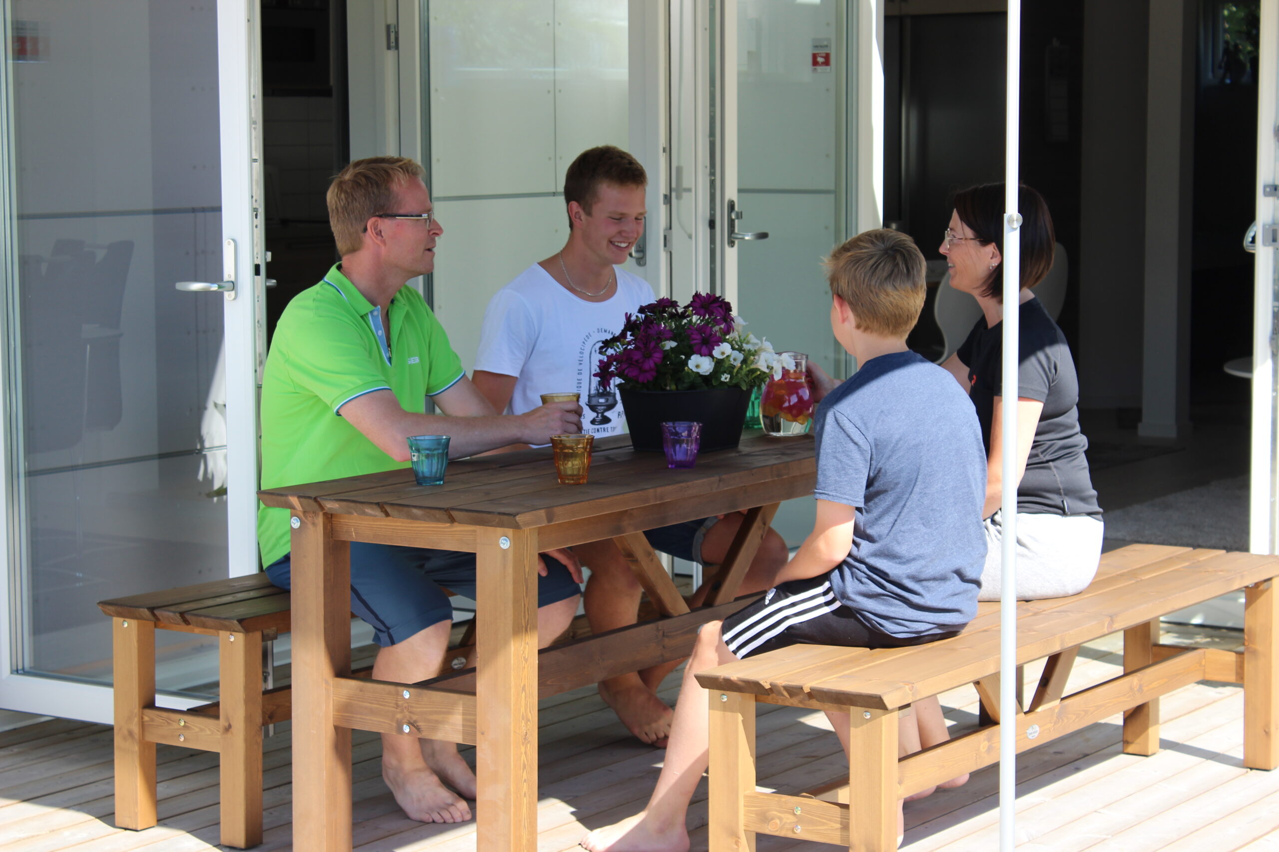 Viking Möbelgrupp/ Matbord 60x220 brun impregnerat