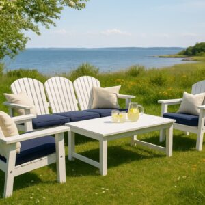 EW Sandhamn soffgrupp vitmålad