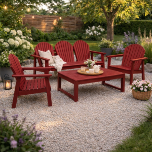 EW Sandhamn soffgrupp oxidröd